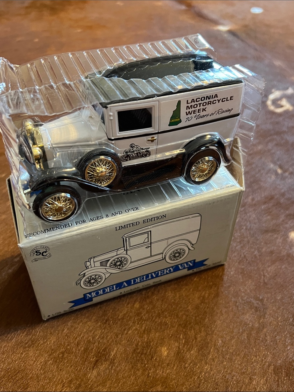 Liberty Ford model A delivery van limited edition Locable bank New In Box